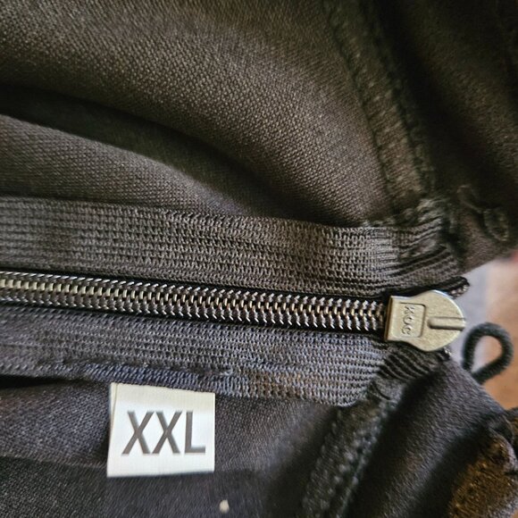 Elegant XXL Womens Black Formal Mermaid Sleeveless Halter Maxi Dress Ruffle - Picture 11 of 12